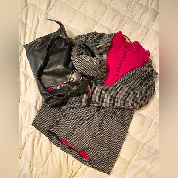 ✨NWOT LOFT Houndstooth Blazer Sz 12 AND Sz 14 - CUTE!! - Picture 16 of 16